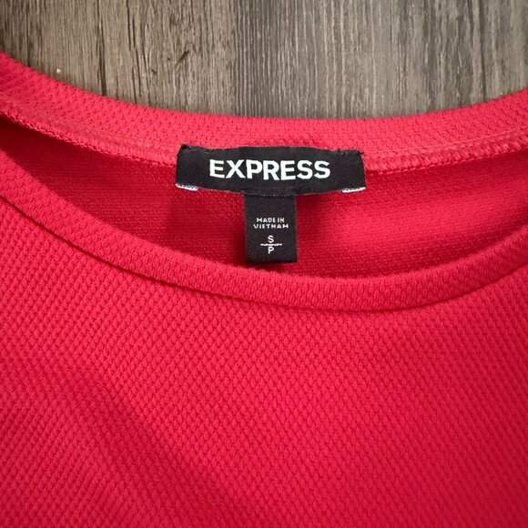 Textured Short Sleeve Top Front Twist Detail Work, Professional, Business Casual - Picture 3 of 6